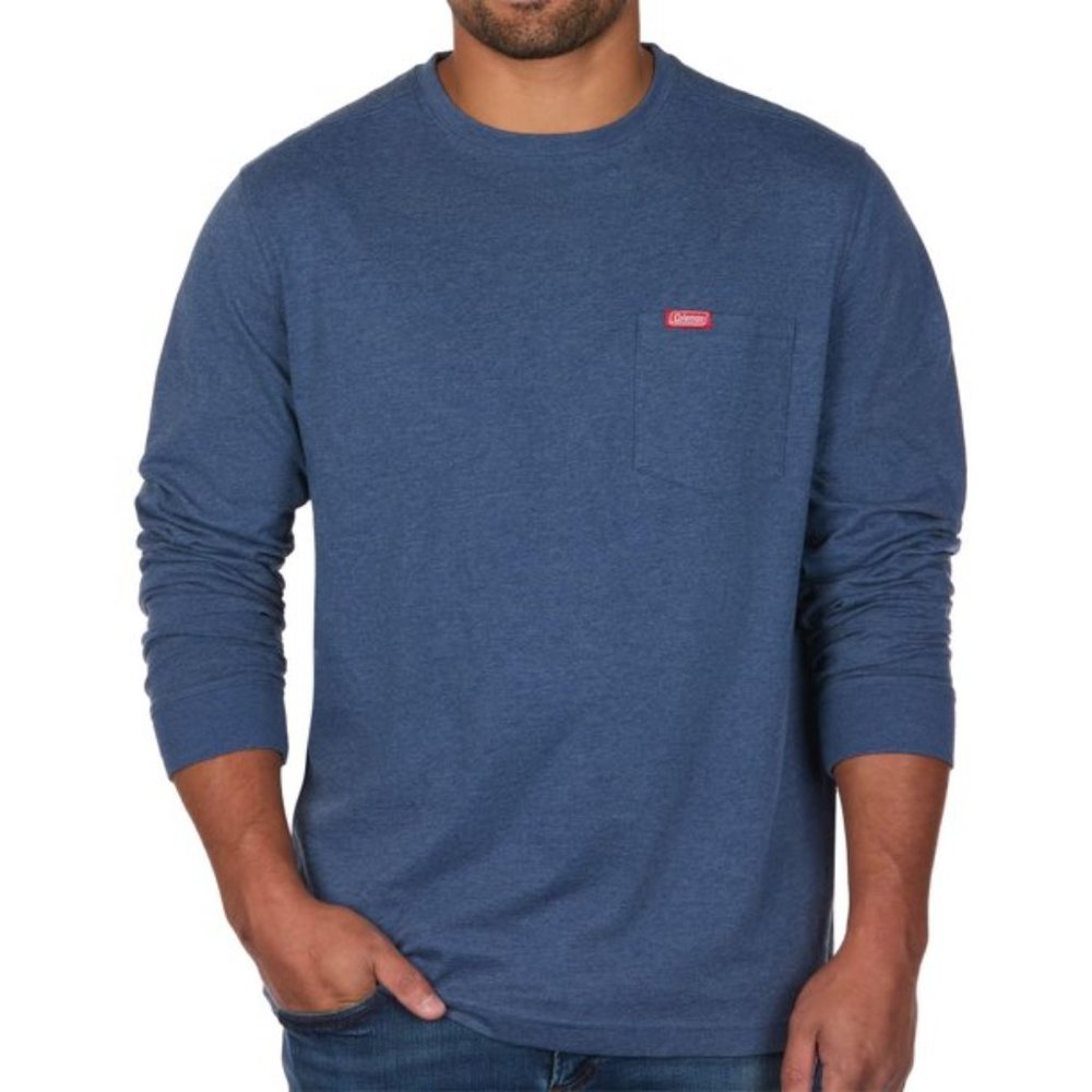 !!NWT!! Men's Blue COLEMAN Long Sleeve Tee
